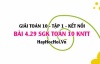 Bài 4.29 SGK Toán 10 tập 1 Kết nối tri thức